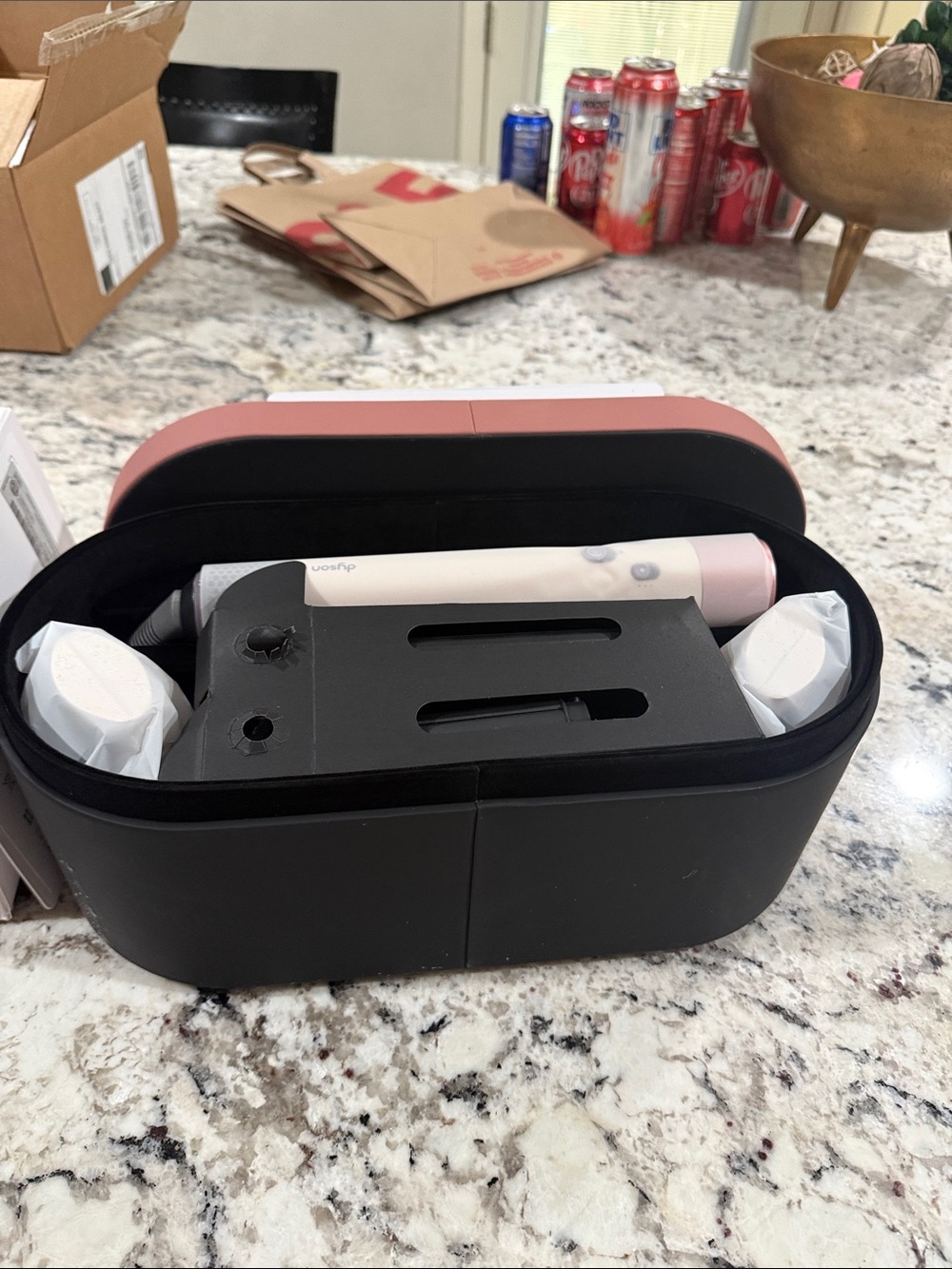 Dyson Airwrap Complete Long in Black and Rose Gold - Picture 2 of 4